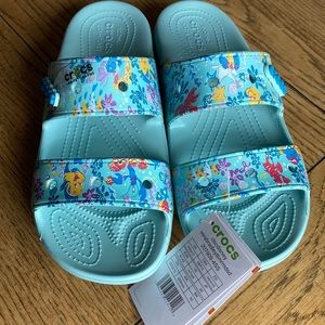 NWT Crocs Classic Disney x Vera Bradley Little Mermaid Sandal